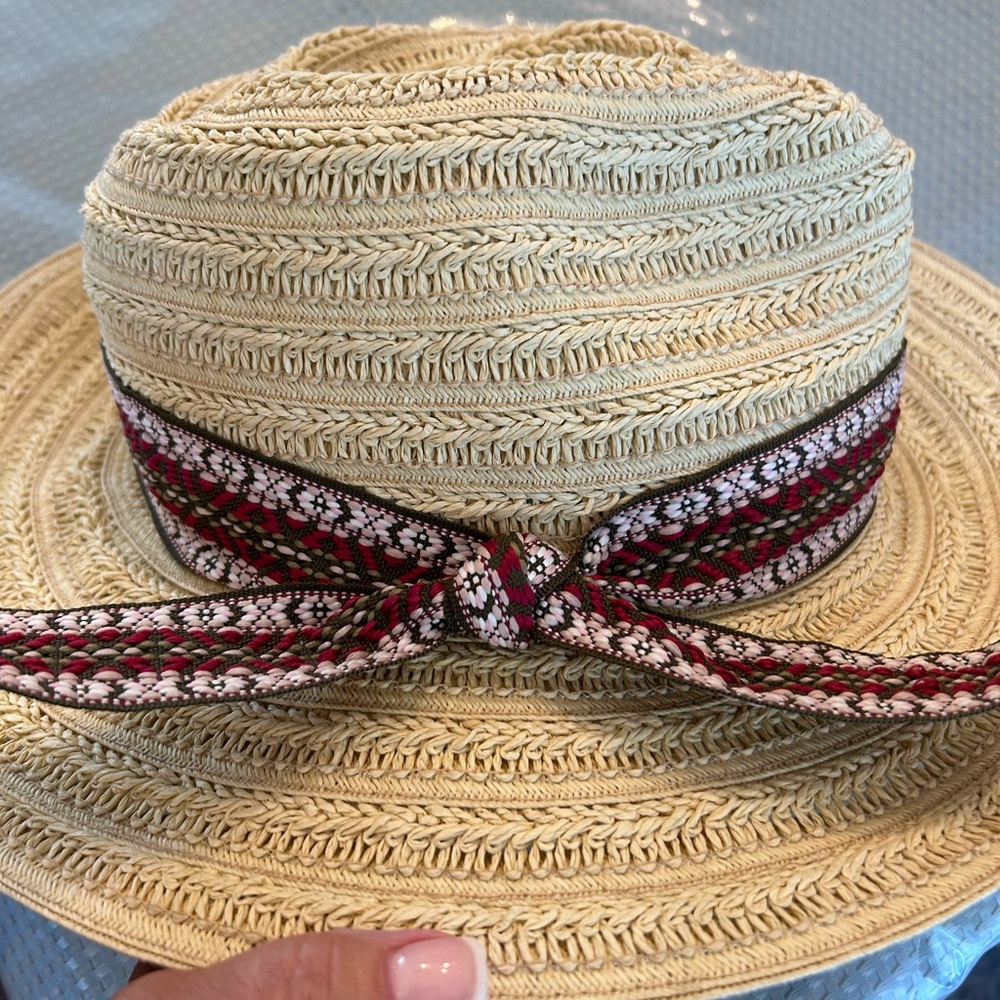 Straw hat for any occasion.